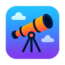 icon_travel_telescope_gradient icon preview