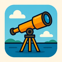 icon_travel_telescope_iconic icon preview