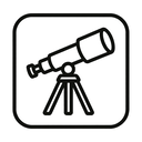 icon_travel_telescope_line_art icon preview