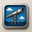 icon_travel_telescope_metallic icon preview