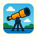 icon_travel_telescope_modern icon preview