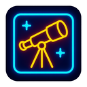 icon_travel_telescope_neon icon preview
