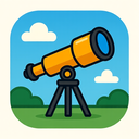 icon_travel_telescope_rounded icon preview