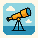icon_travel_telescope_simplified icon preview
