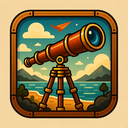 icon_travel_telescope_steampunk icon preview