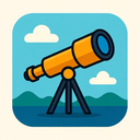 icon_travel_telescope_vector icon preview