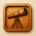 icon_travel_telescope_wooden icon preview