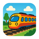 icon_travel_train_cartoon icon preview