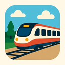 icon_travel_train_flat_design icon preview