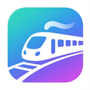 icon_travel_train_gradient icon preview