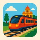 icon_travel_train_iconic icon preview