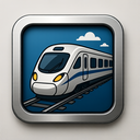 icon_travel_train_metallic icon preview