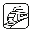 icon_travel_train_minimal_outline icon preview