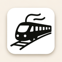 icon_travel_train_minimalist icon preview