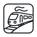 icon_travel_train_outline icon preview