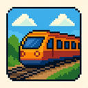 icon_travel_train_pixel_art icon preview