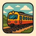 icon_travel_train_retro icon preview