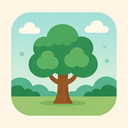 icon_travel_tree_flat_pastel icon preview