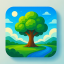 icon_travel_tree_futuristic icon preview