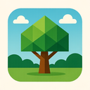 icon_travel_tree_geometric icon preview