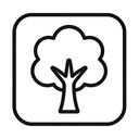 icon_travel_tree_line_art icon preview