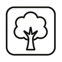 icon_travel_tree_minimal_outline icon preview