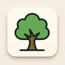 icon_travel_tree_minimalist icon preview