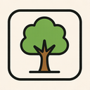 icon_travel_tree_thin icon preview