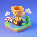 icon_travel_trophy_3d_isometric icon preview