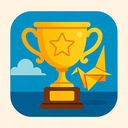 icon_travel_trophy_origami icon preview