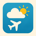 icon_weather_airplane_classic icon preview