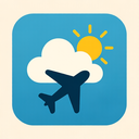 icon_weather_airplane_elegant icon preview