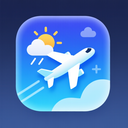 icon_weather_airplane_futuristic icon preview