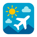 icon_weather_airplane_geometric icon preview