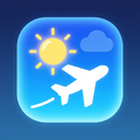 icon_weather_airplane_glow_effect icon preview