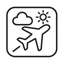 icon_weather_airplane_line_art icon preview
