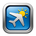 icon_weather_airplane_metallic icon preview