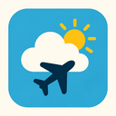 icon_weather_airplane_minimalist icon preview