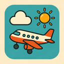 icon_weather_airplane_retro icon preview