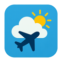 icon_weather_airplane_thin icon preview