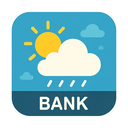 icon_weather_bank_flat_design icon preview