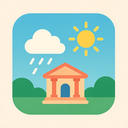 icon_weather_bank_flat_pastel icon preview