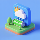 icon_weather_battery_3d_isometric icon preview