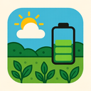 icon_weather_battery_organic_pattern icon preview