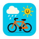 icon_weather_bicycle_cartoon icon preview