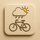 icon_weather_bicycle_embossed icon preview