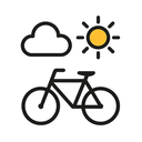 icon_weather_bicycle_line_art icon preview