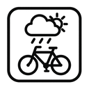 icon_weather_bicycle_monochrome icon preview