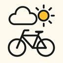 icon_weather_bicycle_outline icon preview
