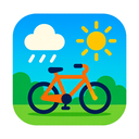 icon_weather_bicycle_vibrant_colors icon preview